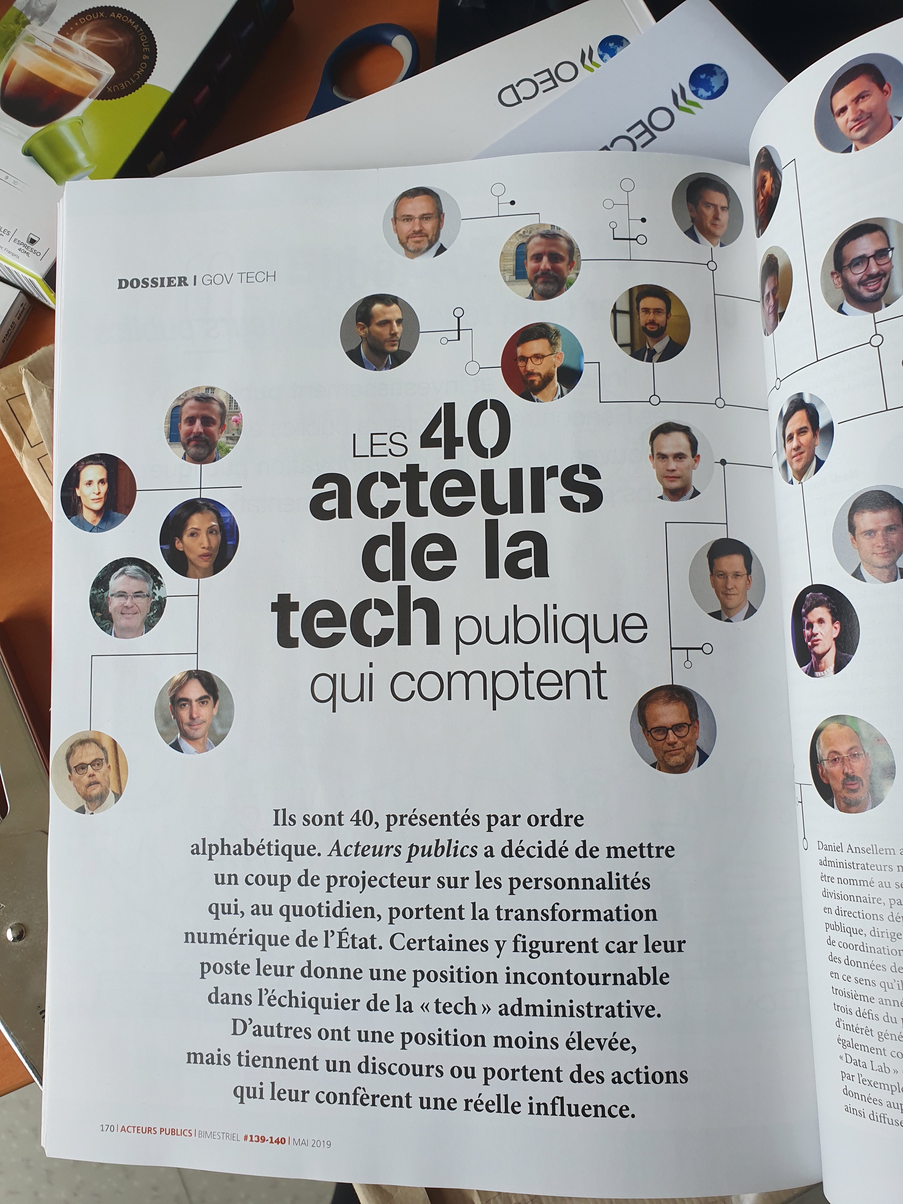 Acteurs publics publie un dossier sur « Les 40 acteurs de la tech publique qui comptent »