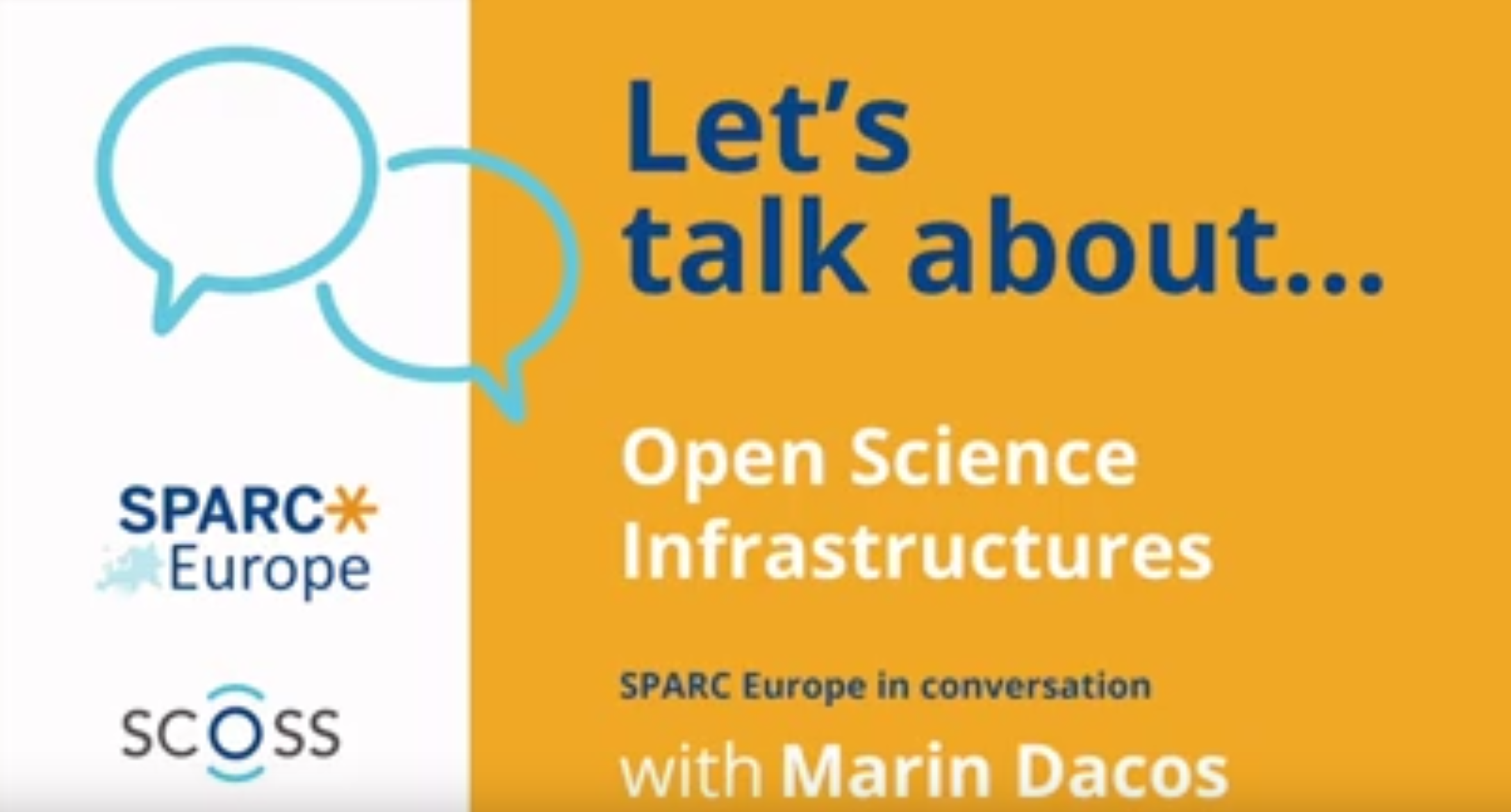 Let&rsquo;s talk about…Open Science Infrastructure with Marin Dacos